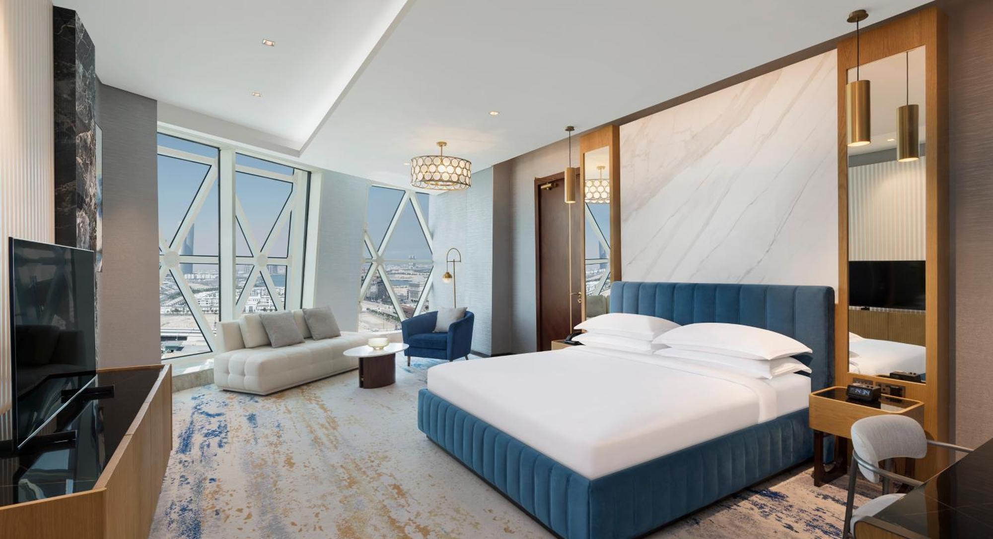 Velero Hotel Doha Lusail Kültér fotó A bedroom at the hotel