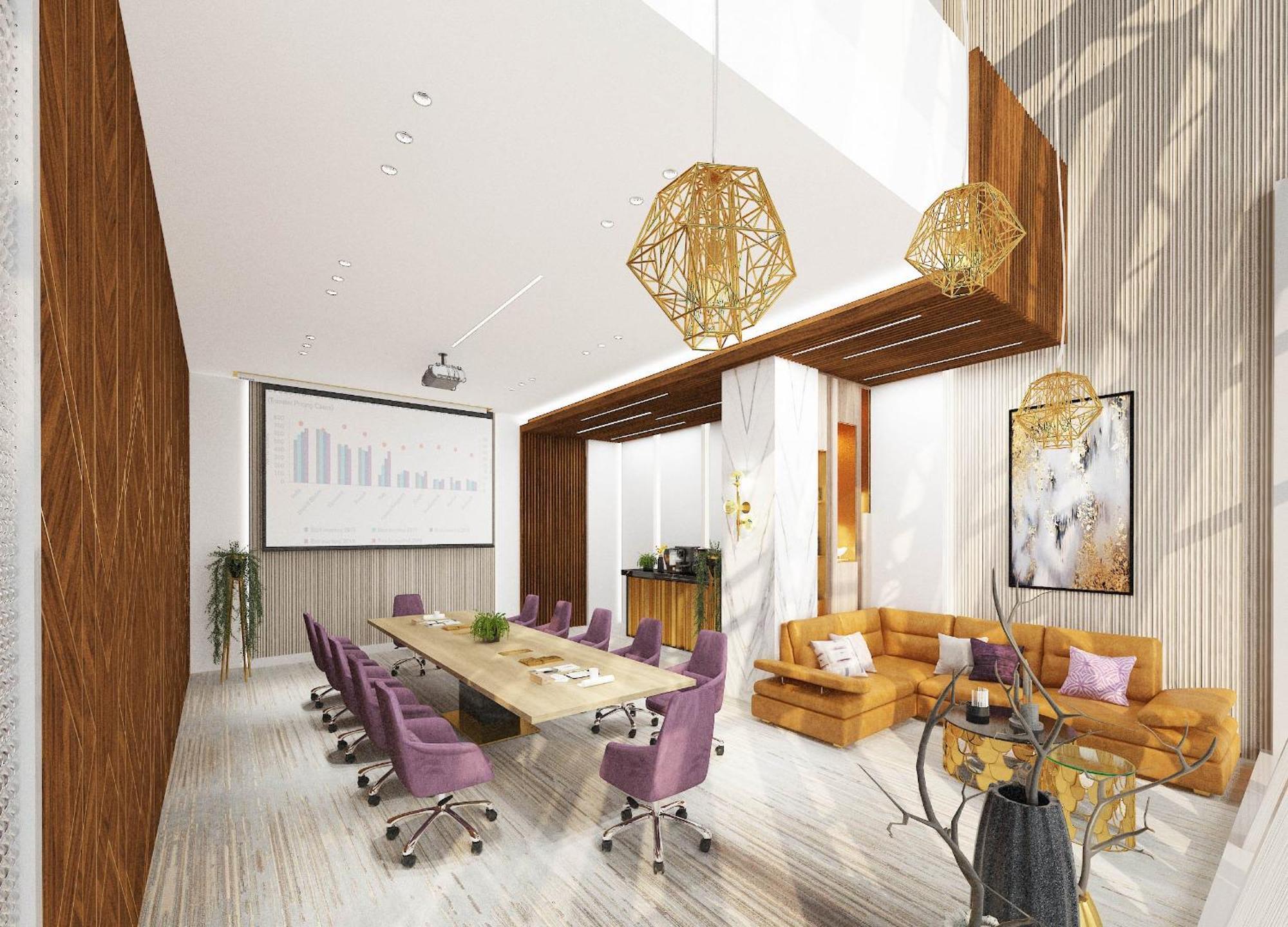 Velero Hotel Doha Lusail Kültér fotó 3D rendering of a meeting room
