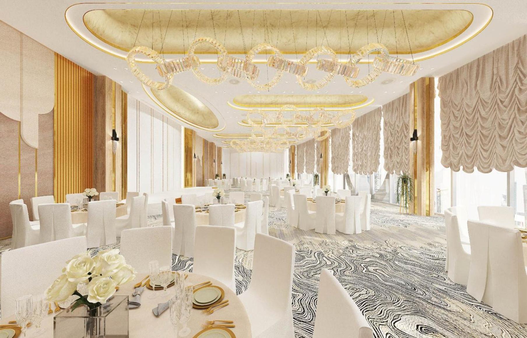 Velero Hotel Doha Lusail Kültér fotó The interior of the restaurant